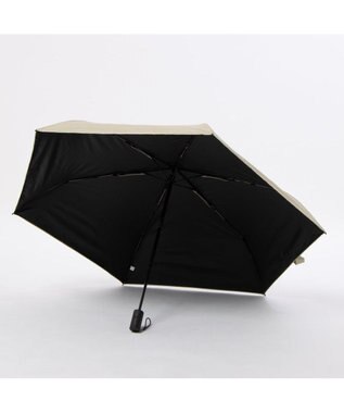 UNBILLION カシュネ cachenez /【晴雨兼用　日傘　UVカット率・遮光率100％生地使用 】PUリップストップ軽量自動開閉折りたたみ傘 ベージュ
