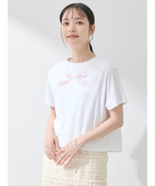 earth music&ecology アソートリボンＴＥＥ Pink