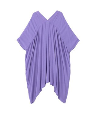Green Parks ハシゴレースレーヨンクレープチュニック Purple