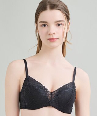 une nana cool 【リニューアル】364ブラ レース ノンワイヤーブラ