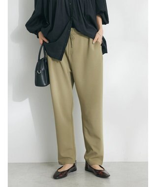 CRAFT STANDARD BOUTIQUE ストレッチカラーイージーパンツ Khaki