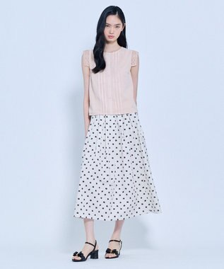 TOCCA VEGA＆STAR LACE ブラウス ピンク系