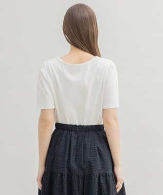 TOCCA 【洗える】LOVE YOURSELF TEE Tシャツ ホワイト系