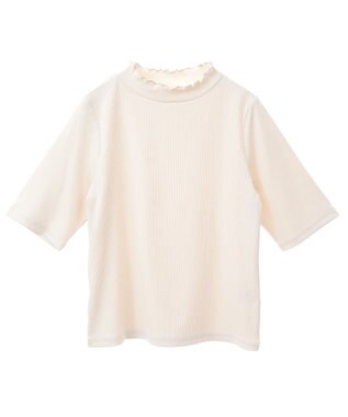 Green Parks ・Ｐｅｔｉｔ　Ｆｌｅｕｒ　５分袖メロウリブＴＥＥ Charcoal Gray