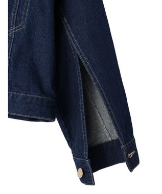 earth music&ecology マントスリーブＧジャン Indigo