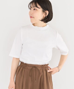 Green Parks ・Ｐｅｔｉｔ　Ｆｌｅｕｒ　５分袖メロウリブＴＥＥ Charcoal Gray