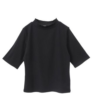 Green Parks ・Ｐｅｔｉｔ　Ｆｌｅｕｒ　５分袖メロウリブＴＥＥ Charcoal Gray