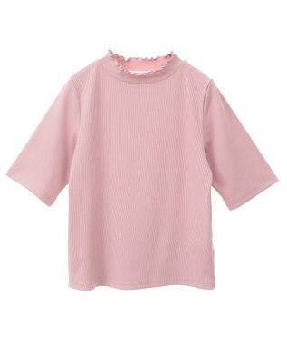 Green Parks ・Ｐｅｔｉｔ　Ｆｌｅｕｒ　５分袖メロウリブＴＥＥ Charcoal Gray