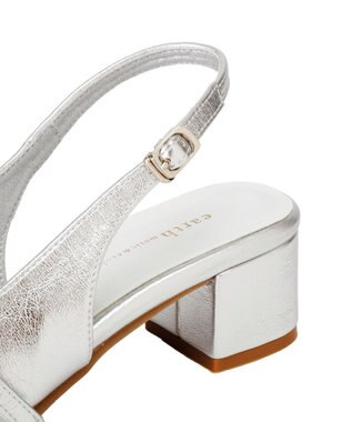 earth music&ecology 【予約】ベルトミュールパンプス シルバー