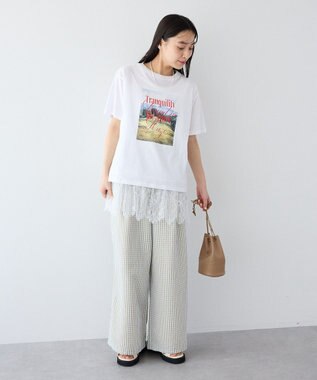 CRAFT STANDARD BOUTIQUE フォトプリントＴシャツ Off White