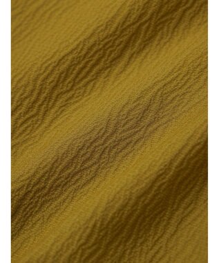 CRAFT STANDARD BOUTIQUE バンドカラーバックタック５分袖ブラウス Khaki