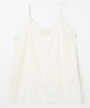 ANY L デシンレースキャミソール