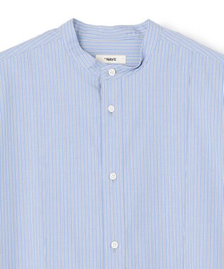 NAVE 【ReNAVE・セットアップ可/洗える/接触冷感/UVケア】コットンポリブロード ワンピース サックスブルー系1