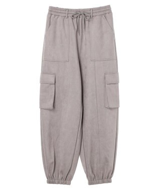 Green Parks ・ＳＵＧＡＲ　ＳＰＯＯＮ　スエードポンチカーゴパンツ Gray