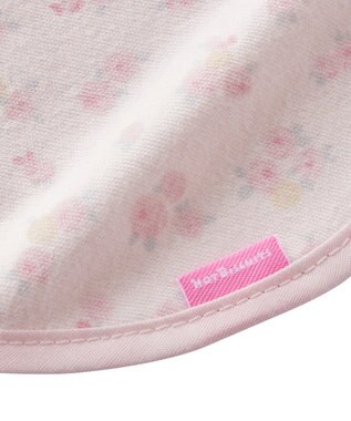 MIKI HOUSE HOT BISCUITS 総柄 スタイ はっ水 ピンク