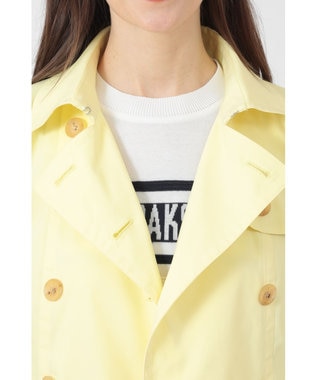 DAKS ロングトレンチコート(ライナーキルト付き) ライトイエロー