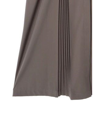 Green Parks ａ．タックプリーツシャツワンピース Gray Beige