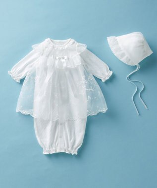 MIKI HOUSE HOT BISCUITS 【ミキハウス】【50-60cm】セレモニードレスセット【秋冬向け】【箱入】