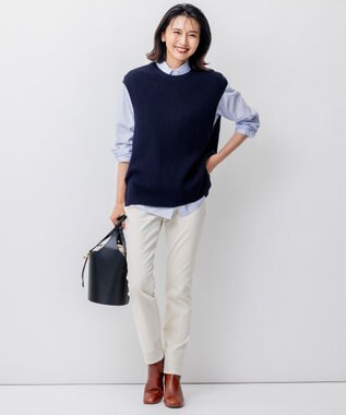 23区 バケツショルダー バッグ ブラック系