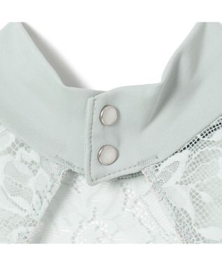 Chacott 【Nela ライン】ジュニア ハイネックレオタード アクアグリーン