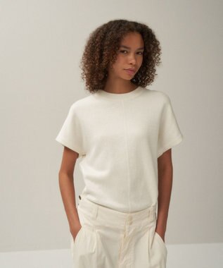 ATON LINEN JERSEY | オーバーサイズタンクトップ WHITE