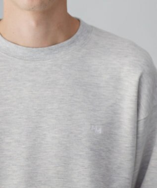 UNFILO MENS 【男女兼用】グラフィックプリント スウェットTEE [24年秋冬商品] グレー(バックプリント)