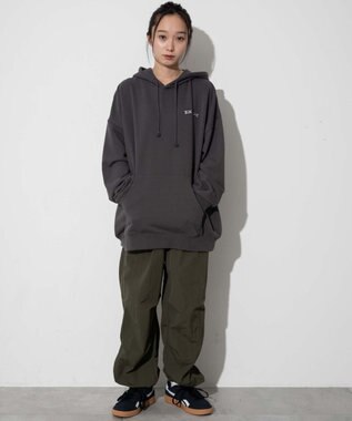 WEGO 【ユニセックス着用ITEM】別注NEW　JACKグラフィックプルパーカー スミクロ