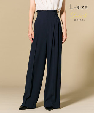 BEIGE， 【Lsize・セットアップ対応】CINDY / ハイウエストパンツ