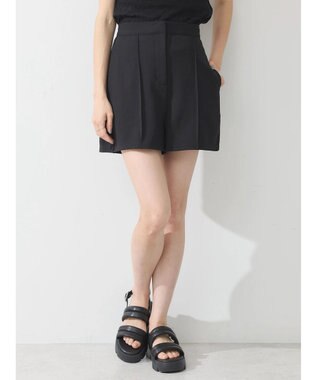 earth music&ecology カットツイルショートパンツ Black