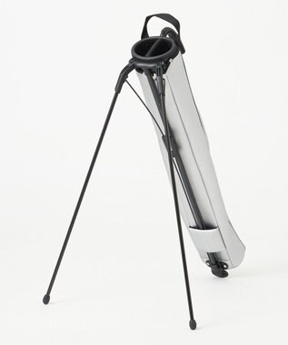 23区GOLF 【UNISEX】セルフスタンドバッグ内蔵キャディバッグ キャリー付き 練習や電車移動に◎ シルバー系