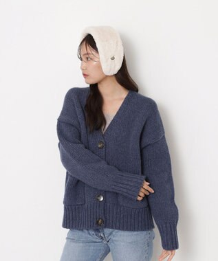 MOONBAT PAUL&JOE ACCESSOIRES(ポール&ジョー)カチューシャ イヤマフ ネコチャーム付 ホワイト