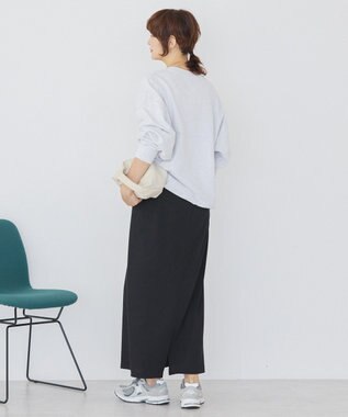 AMERICAN HOLIC ボックスロゴプリント裏毛プルオーバー Gray Mixture