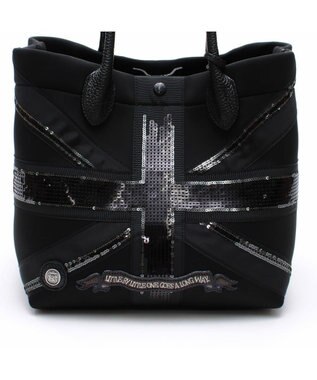 A.D.M.J. 【魔法の様に軽い】マジックライト/ユニオンジャックキューブトート25cm ネグロ