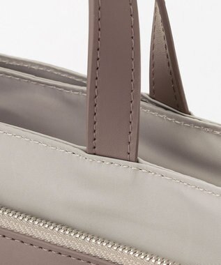 Y'SACCS ポリエステルツイル 2WAYトートバッグ グレージュ