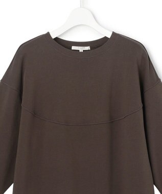 23区 L 【SLOW/一部店舗限定】ハイゲージテリー デザイン ワンピース ダークブラウン系