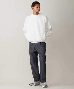 UNFILO MENS 【新色追加】FINE MOVE デニム タックパンツ [24年商品] ネイビー