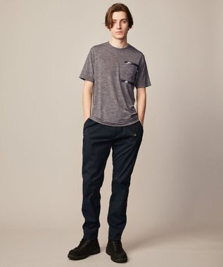 JOSEPH ABBOUD MOUNTAIN 【接触冷感・男女兼用】 クールスキンガードTシャツ ライトグレー系