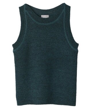 Green Parks ＫＢＦ　配色ニットタンク Dark Green