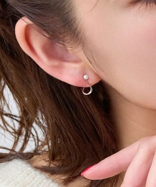 Phoebe 【K10】ウォーターパールドロップイヤリング　ローズゴールド