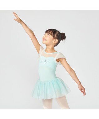 Chacott スカート付レオタード アイスグリーン