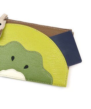 IBIZA フルータス　やぎ革　マルチケース（キウイ） 黄緑