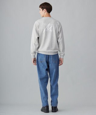 UNFILO MENS 【男女兼用】グラフィックプリント スウェットTEE [24年秋冬商品] グレー(バックプリント)