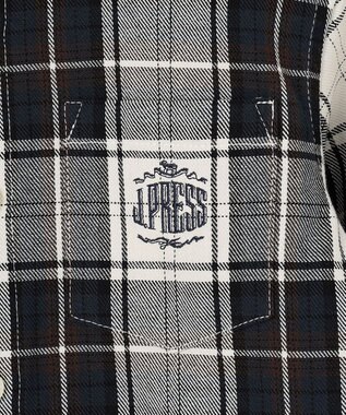 J.PRESS KIDS 【110-130cm】チェック シャツ ネイビー系5