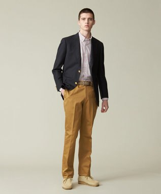 J.PRESS MEN 【定番 / 不朽の名作】ペピンメリノトロピカル 紺ブレザー / 金釦 / 背抜き / Authentic-Fit ネイビー系