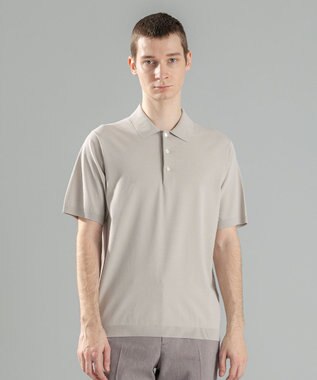 JOSEPH HOMME 【WEB限定カラーあり】【洗える/ストレッチ】リュクスレーヨン　ポロニット アイボリー系