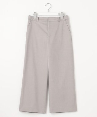 J.PRESS LADIES 【WEB限定カラーあり・セットアップ対応・洗える・撥水・防汚】コットンFITTYシャーク ワイド アンクル パンツ ベージュ系