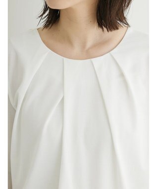 Green Parks ランダムタックブラウソー Off White