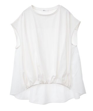 CRAFT STANDARD BOUTIQUE バックフレアバルーンカットソー White