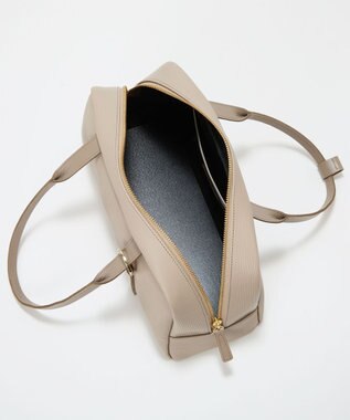 TOPKAPI 【Breath TOPKAPI】RIPPLE リプル ワイド ボストンバッグ チャーム付き ライトトープ