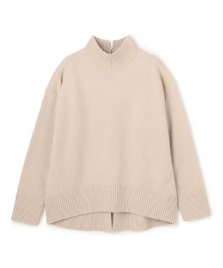 UNFILO カシミヤブレンド ハイネックニット ベージュ